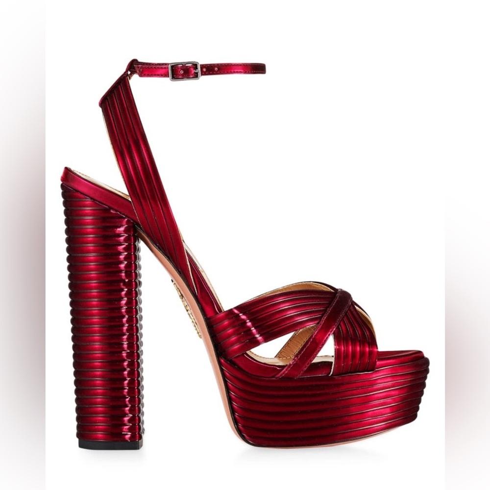 Aquazzura Red Platform Heels